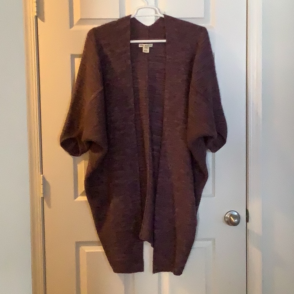 Indigo Thread Open Front Sweater Coat